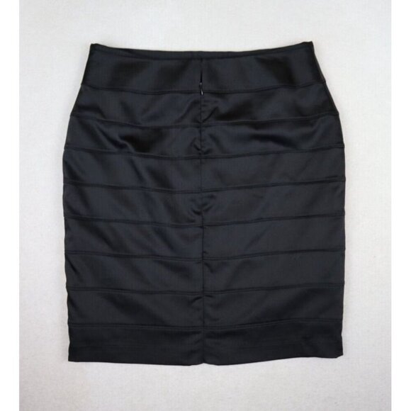 APT. 9 - WOMEN'S BLACK BANDED PENCIL SKIRT - SIZE 8 - Picture 7 of 7